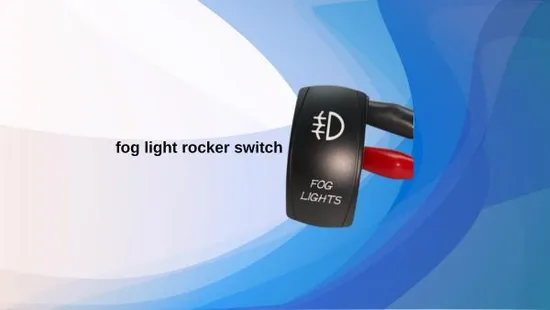 Interruptor oscilante laser momentâneo de 7 pinos com entrada/saída de guincho, 20 AMP/12V, azul claro